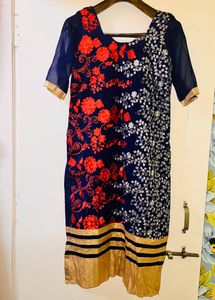 Party Wear Thread Work Kurta M/L Size