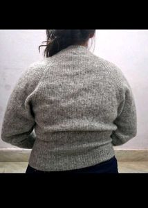 Cozy Grey Knit Sweater