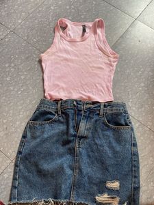 Denim Mini Skirt ONLYY