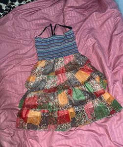 Patchwork Maxi Dress