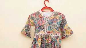 Colorful Ethnic Print Dress