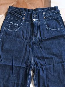 High-Waisted Dark Wash Jeans