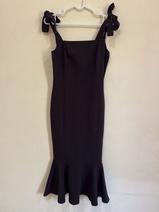 Little Black Dress with Tie Straps