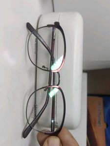 Copperish Maroon Designer Eyeglasses with Case