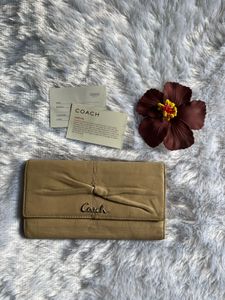 Vintage Coach Tote and Wallet Combo with Card