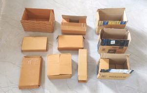 10 Mixed Sizes Packing Boxes Small Medium Size Pac