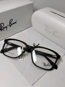 Ray-Ban Matte Black Rectangular Eyeglasses