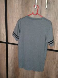 Men Gray T-shirt