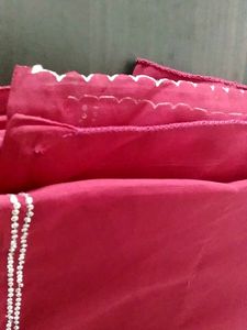 Elegant Maroon Saree