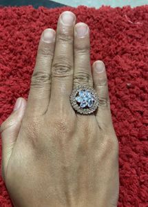 Sparkling Flower Ring