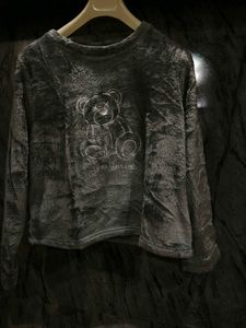 Cozy Teddy Bear Fuzzy Top