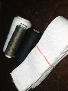 Sewing Supplies: Elastic Band &amp; Threads