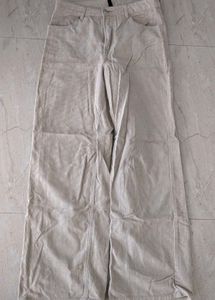 Corduroy Wide-Leg Pants