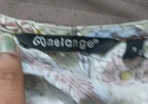 Melange flowered kurta