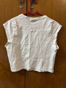 H&amp;M Graphic Crop T-Shirt