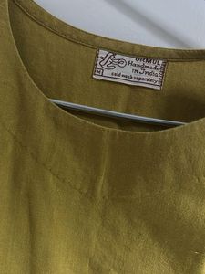 Mustard Yellow Ethnic Kurta