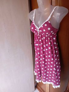 Cute Polka Dot Nightdress