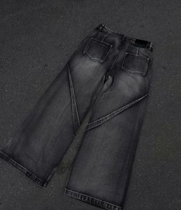 Unique Wide Leg Denim Jeans