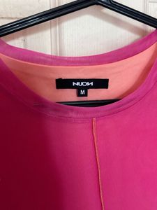 Pink Ombre Mesh Crop Top