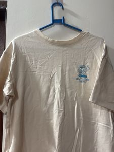 Cream Graphic T-Shirt