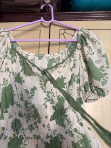 Chic Floral Print Midi Dress