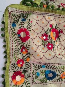 Embroidered Mirror Work Dupatta