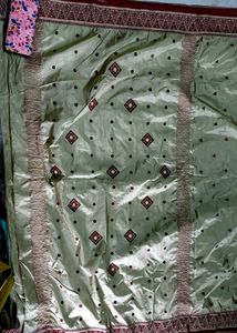 Elegant Silk Saree with Intricate Embroidery