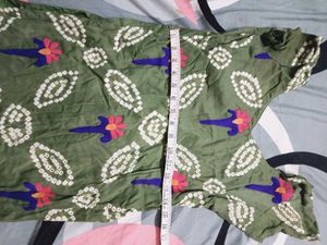 Blue kurta set with Duppata