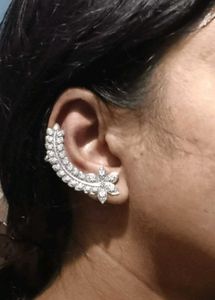 Flower Ear Cuff Earrings