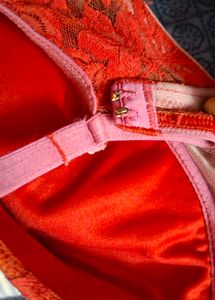 red  panty and bra