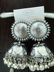 Oxidized Big Jhumka