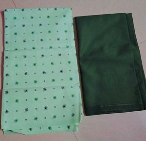 Light Green Printed fabric shirt and pant