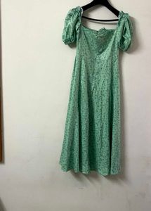 urbanic green slit dress New