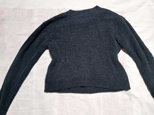 Navy blue Long Sleeve Pullover