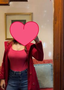 Hot Pink Long Sleeve Bodysuit