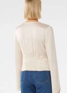 Forever New  Lace Trim Flared Sleeve Empire Top
