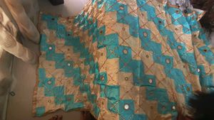 fulkari real mirror worked dupatta