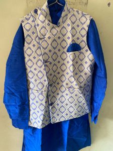 Men's Royal Blue Kurta