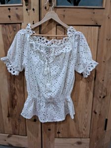 Off-Shoulder Lace Top