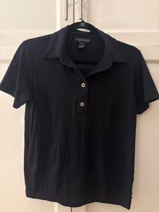 Classic Navy Blue Polo Top