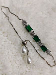Emerald Stone Bracelet
