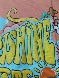 6-8 year Girls 'Sunshine State of Mind' Tee
