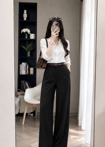 Chic Black Wide-Leg Trousers
