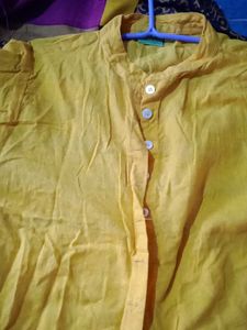 Yellow Shirt Kurta