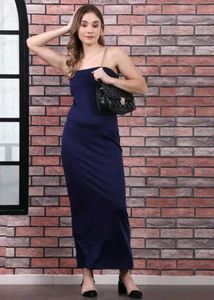 Shein Party Strapless Maxi Bodycon Dress