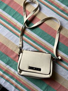 Cream Crossbody Bag