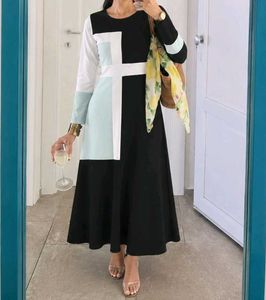 Color Block Midi Dress With Free Gift 🎁