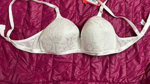 🆕Bodycare Lace Cotton White Bralette