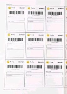 Pack 15 Printed Delivery Receipt