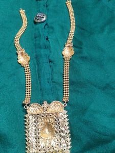 Exquisite Gold Temple jewellery set